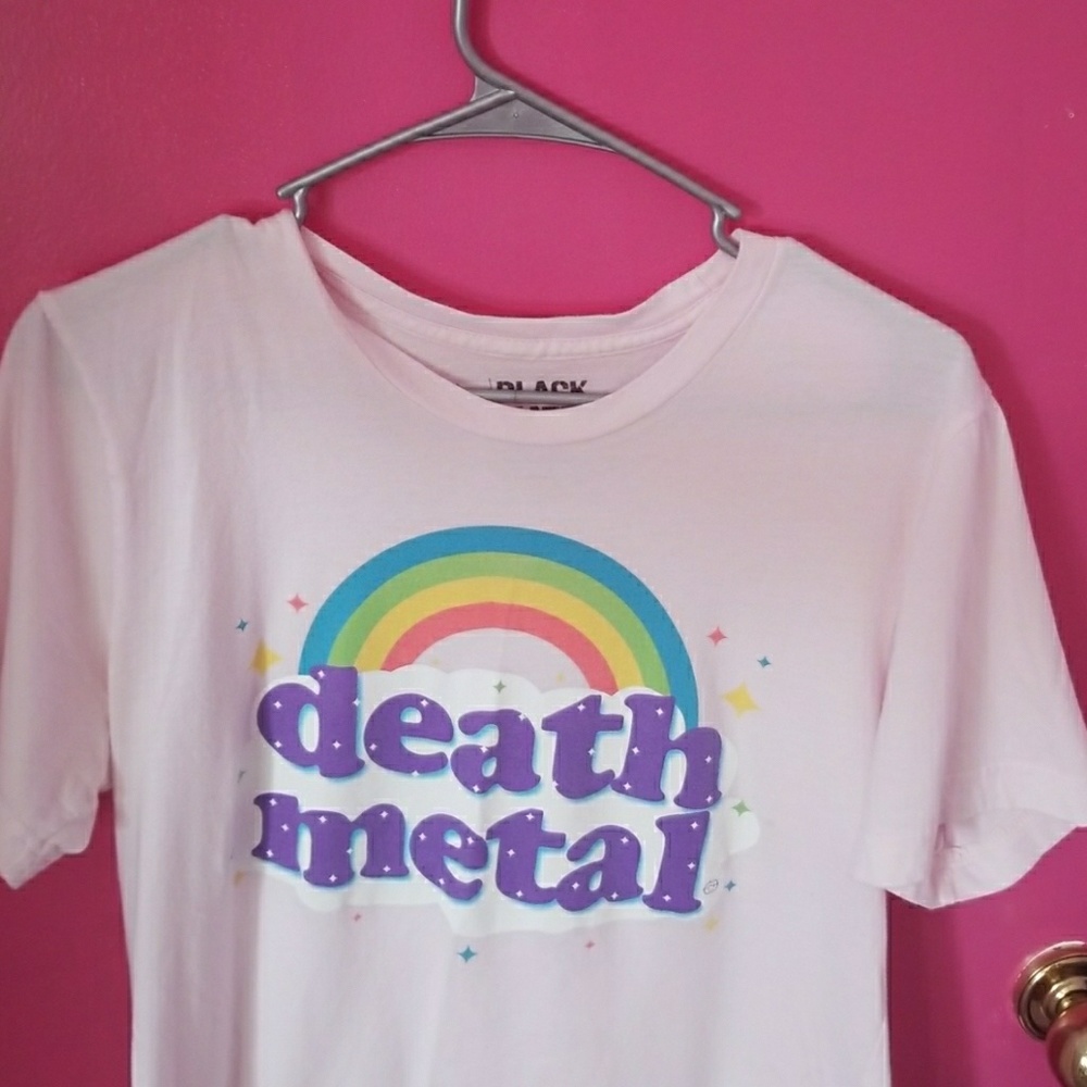 Pink Rainbow Death Metal Shirt